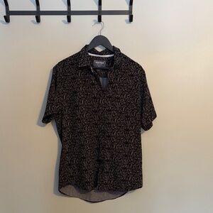 Heritage Black and Brown Patterned Men's Shirt